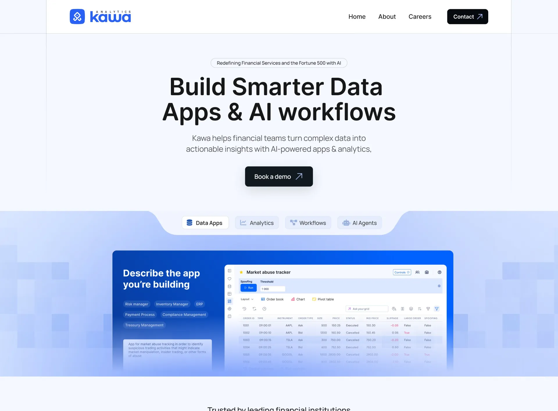 Static design mockup imported into Reelfolio